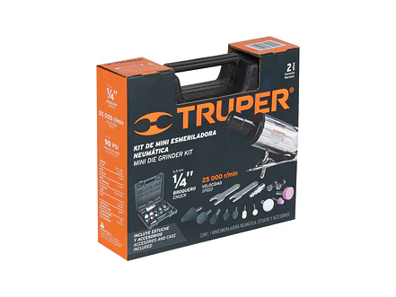 Kit de mini pulidora Truper 16887 1/4