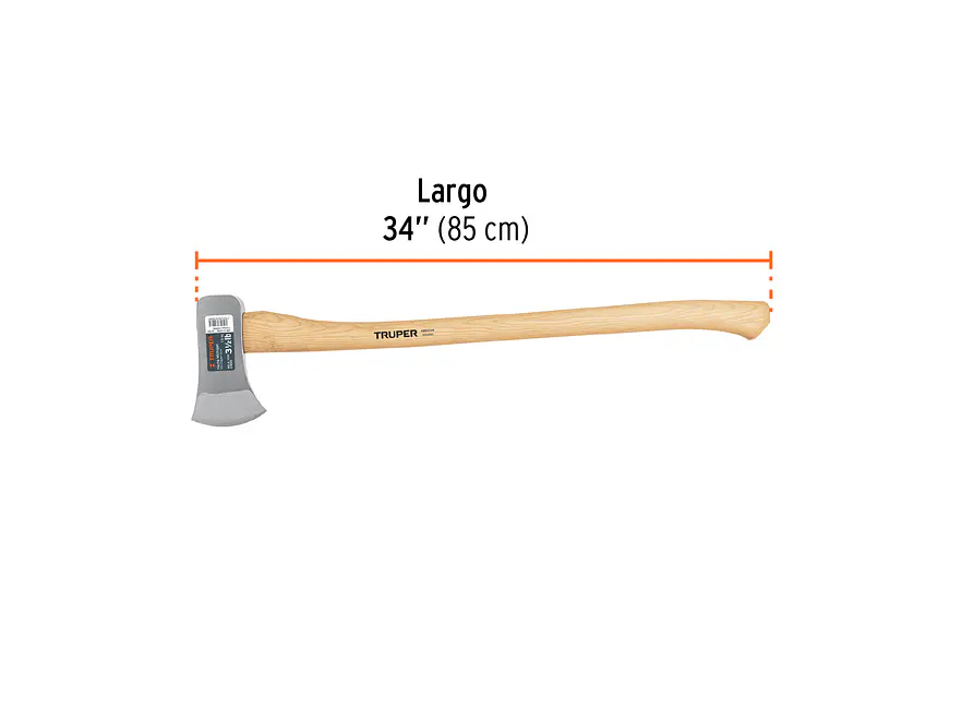 Hacha michigan, 3-1/2 lb, mango hickory TRUPER 14958 - Foto 3 | aztools.co