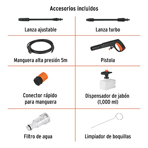 Hidrolavadora eléctrica Truper 101594 1800 PSI 
