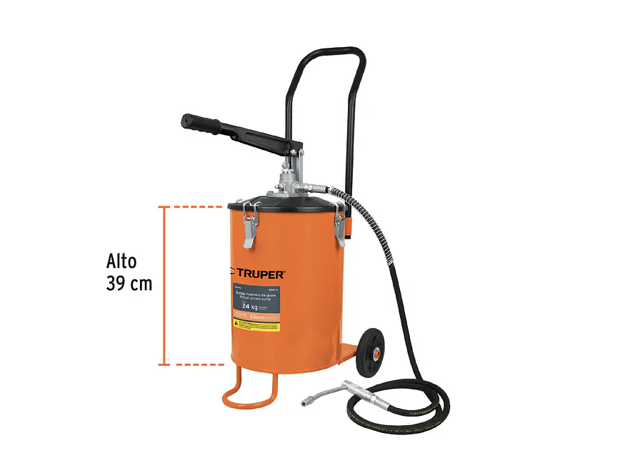 Bomba inyectora de grasa Truper 16850, 24 kg  - Foto 3 | aztools.co