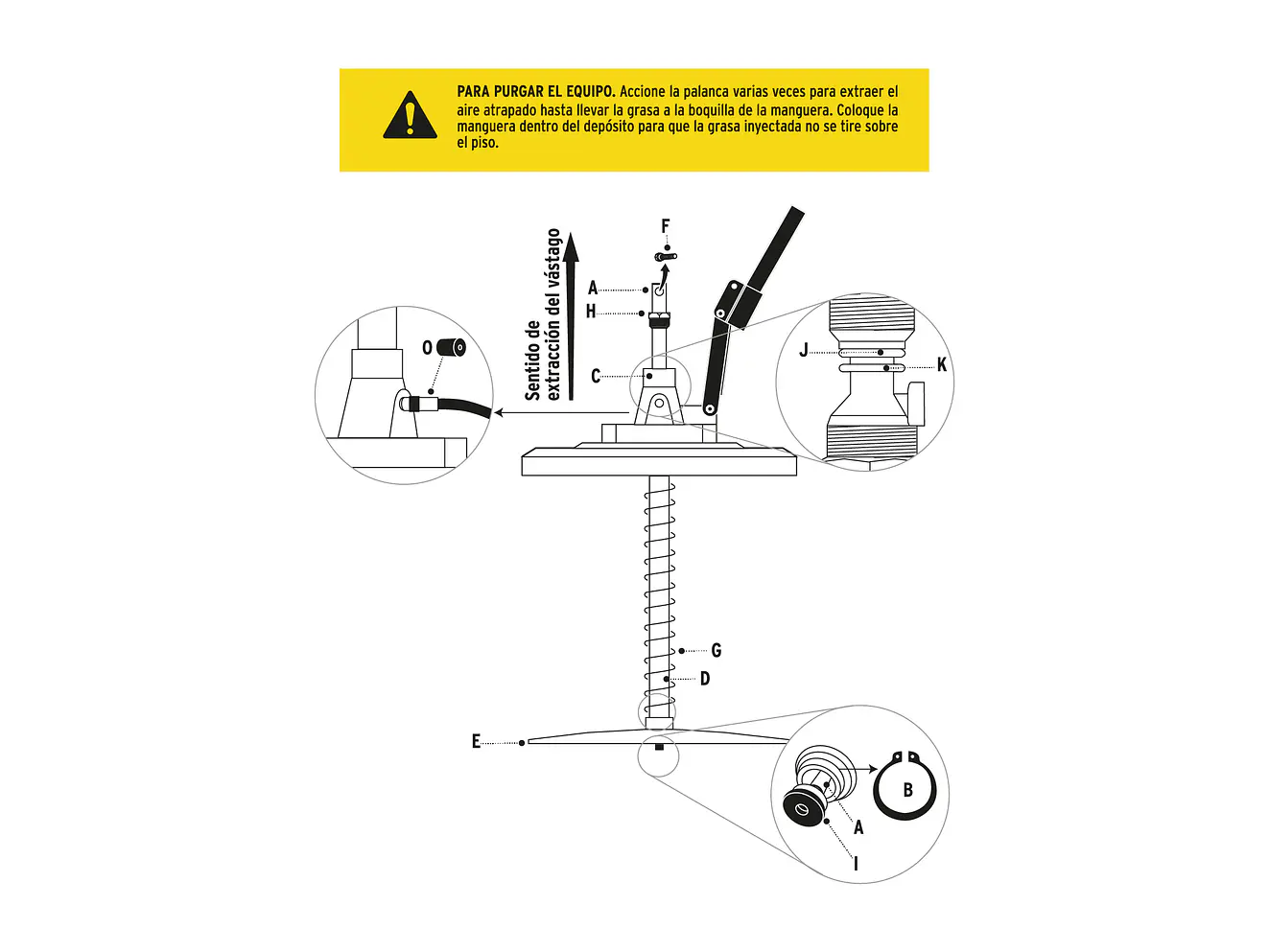 Bomba inyectora de grasa Truper 16850, 24 kg  - Foto 4 | aztools.co