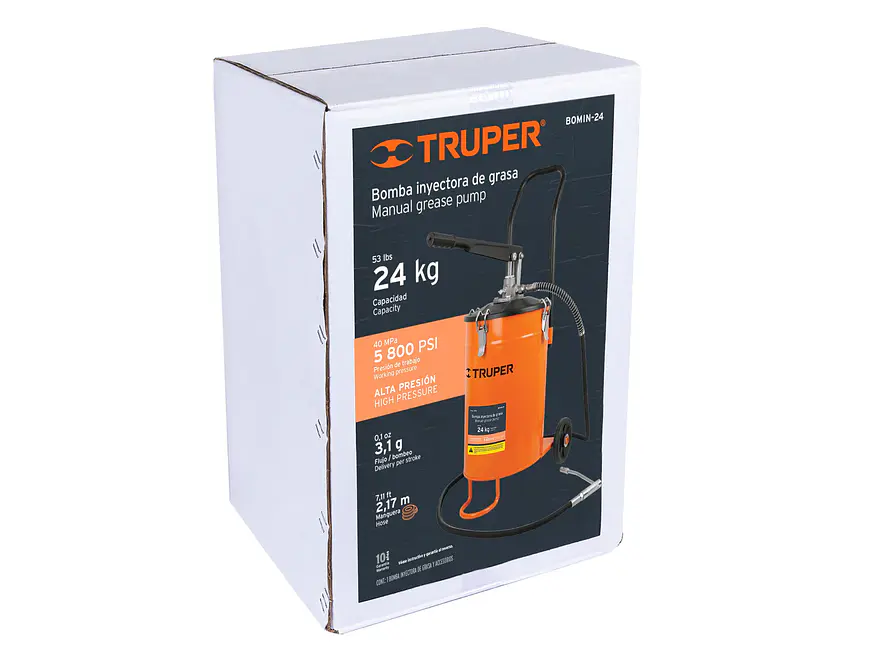 Bomba inyectora de grasa Truper 16850, 24 kg  - Foto 5 | aztools.co