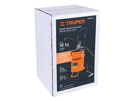 Bomba inyectora de grasa Truper 16867, 10 kg  - Foto 5 | aztools.co