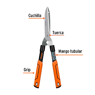 Tijera ligera para poda, mangos tubulares, 53 cm TRUPER 18397