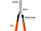 Tijera ligera para poda, mangos tubulares, 53 cm TRUPER 18397 - Miniatura 2 | aztools.co