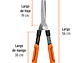 Tijera ligera para poda, mangos tubulares, 53 cm TRUPER 18397 - Miniatura 3 | aztools.co