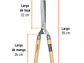Tijera Classic ® para poda, mangos de madera, 55 cm TRUPER 18377 - Miniatura 3 | aztools.co