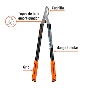 Tijera Classic ® para ramas altas, mangos tubulares, 68 cm TRUPER 18399