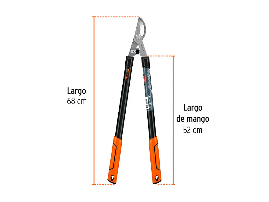 Tijera Classic ® para ramas altas, mangos tubulares, 68 cm TRUPER 18399 - Foto 3 | aztools.co