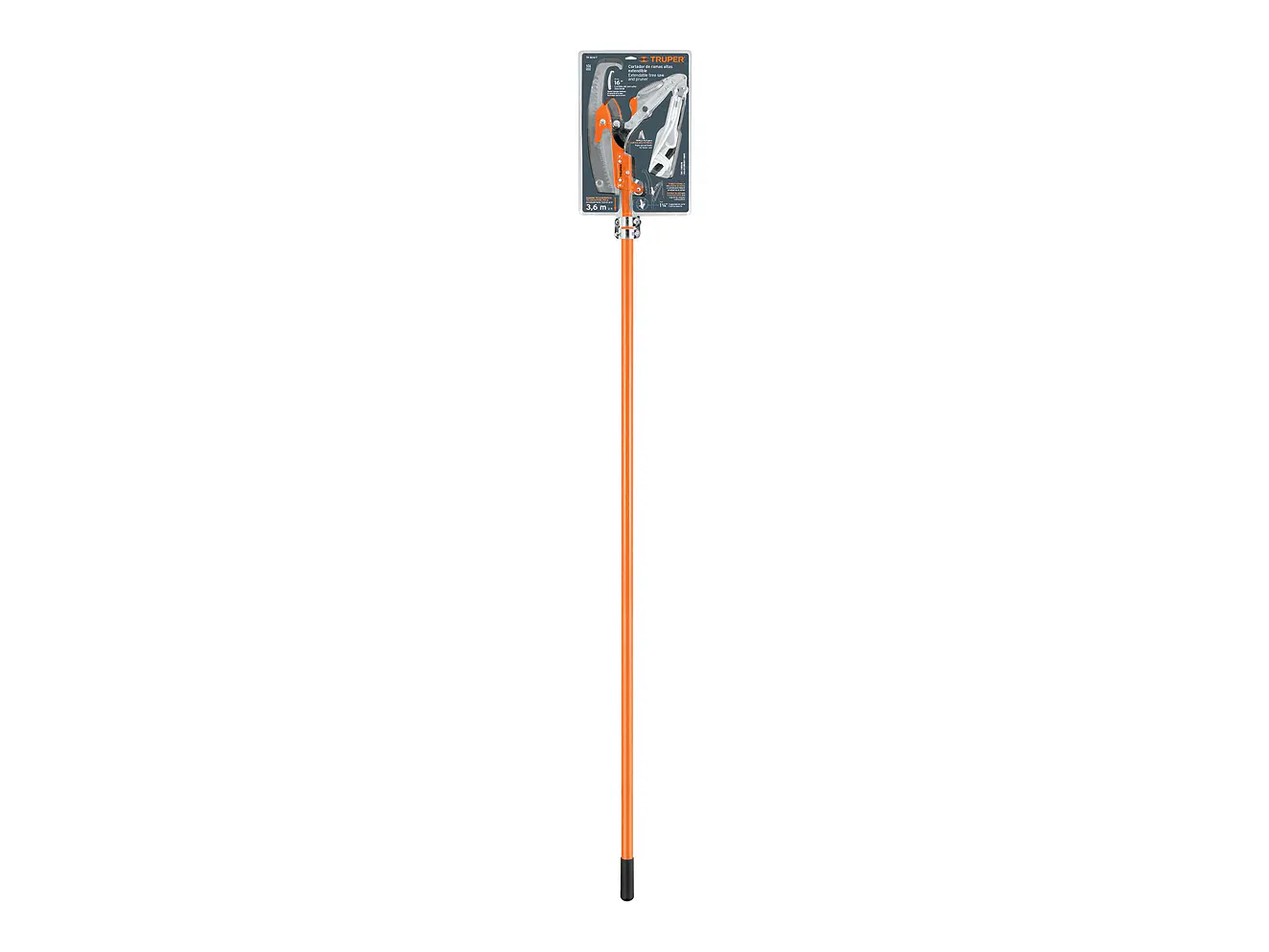 Cortador doble cuchilla  Truper 18410, mango telescópico de fibra de vidrio 3.6m - Foto 4 | aztools.co