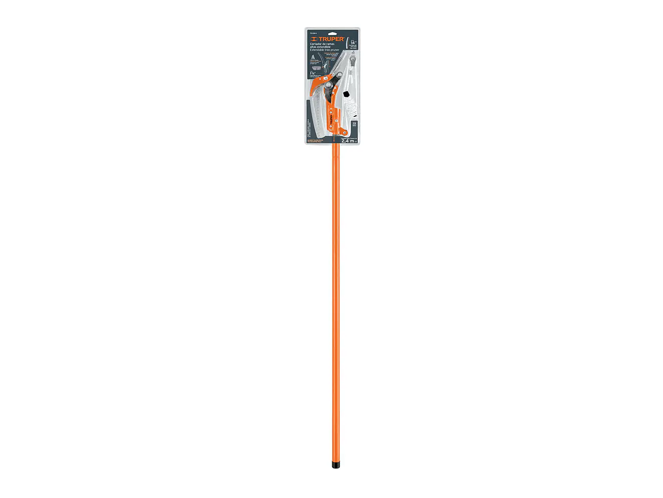 Cortador con mango telescópico de aluminio Truper 18409, 2.4 m  - Foto 4 | aztools.co