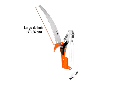 Cortador de ramas altas sin mango Truper 18401, hoja de acero SK5 de 14