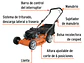 Podadoras con motor a gasolina Truper 19966 , 4HP, de 18'