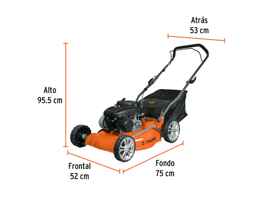 Podadoras con motor a gasolina Truper 19966 , 4HP, de 18'