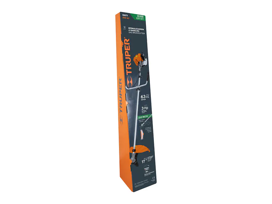Guadaña con motor gasolina Truper 12671 3HP 63cc Profesional - Foto 5 | aztools.co