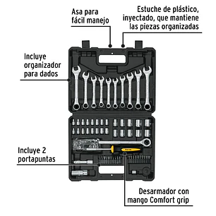 Juego de herramientas Pretul 22981 73 piezas con estuche 