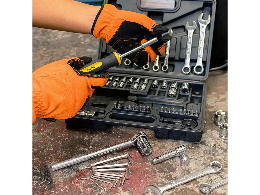 Juego de herramientas Pretul 22981 73 piezas con estuche  - Foto 7 | aztools.co