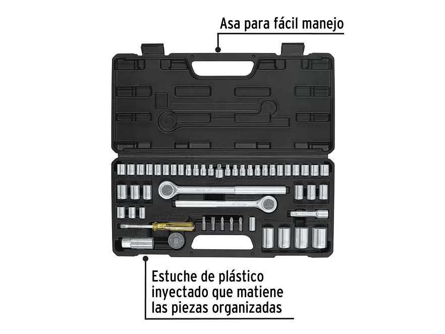 Juego de herramientas Pretul 24219 51 piezas mecánica  - Foto 2 | aztools.co