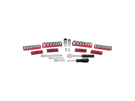Set de puntas y copas, 90 piezas, Pretul PRETUL 22977 - Foto 4 | aztools.co