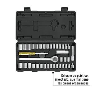 Juego de copas Pretul 24220 39 piezas con ratchet profesional