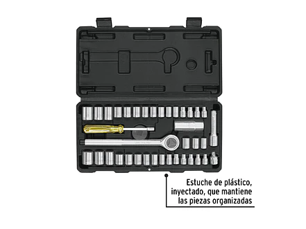 Juego de copas Pretul 24220 39 piezas con ratchet profesional - Foto 2 | aztools.co