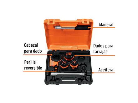 Juego de tarrajas para tubo Truper 13070, 4 piezas  - Foto 2 | aztools.co