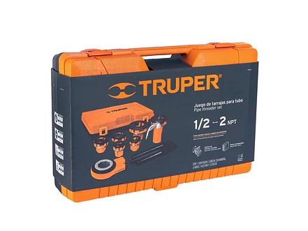 Juego de tarrajas para tubo Truper 13070, 4 piezas  - Foto 4 | aztools.co