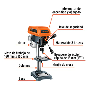 Taladro de arbol banco 1/2 x 8