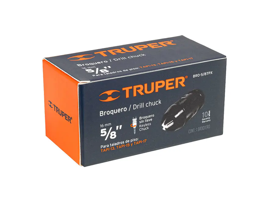Mandril 5/8' para taladro de piso Truper 15478 - Foto 4 | aztools.co