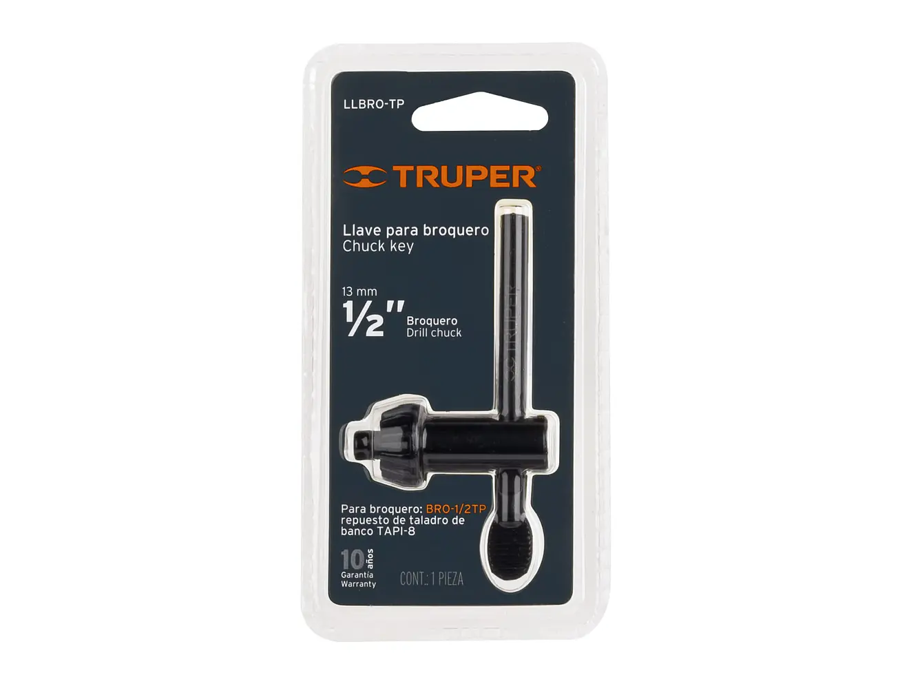 Llave para Mandril de taladro de piso TRUPER 16558 - Foto 3 | aztools.co