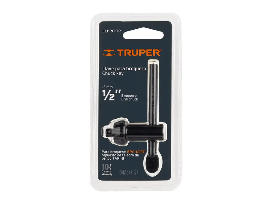 Llave para Mandril de taladro de piso TRUPER 16558 - Foto 3 | aztools.co