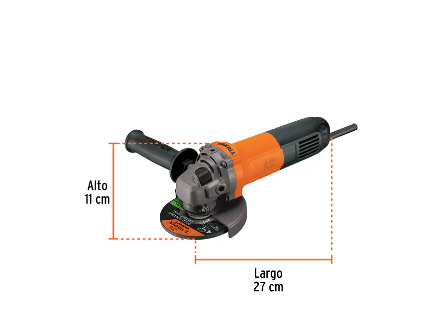 Pulidora angular 4-1/2 profesional Truper 14013 700W  - Foto 3 | aztools.co