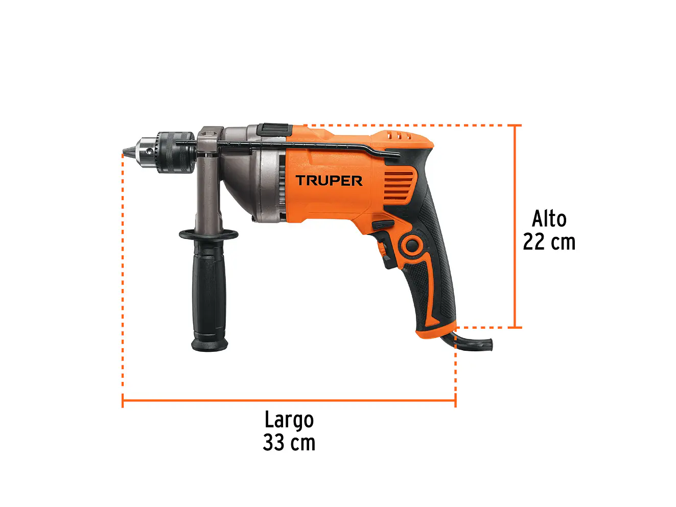Taladro percutor -rotomartillo Truper 14659  1/2