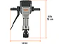 Demoledor HEX 30 kg Truper 100894 62 JOULES 2000W  Expert MADE-30NX  - Miniatura 3 | aztools.co