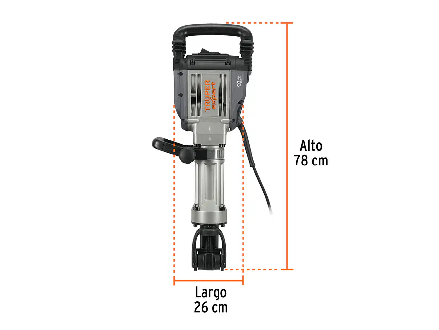 Demoledor HEX 20 kg Truper 100893 55 JOULES 1600 W  Expert MADE-20NX  - Foto 3 | aztools.co