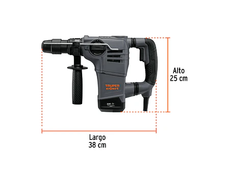 Demoledor Rotomartillo SDS Plus 4 Joules, 1000 W, con Velocidad Variable y Accesorios Incluidos Truper Expert RPLUS-4NX 101220 - Foto 3 | aztools.co