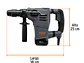 Demoledor Rotomartillo SDS Plus 4 Joules, 1000 W, con Velocidad Variable y Accesorios Incluidos Truper Expert RPLUS-4NX 101220 - Miniatura 3 | aztools.co