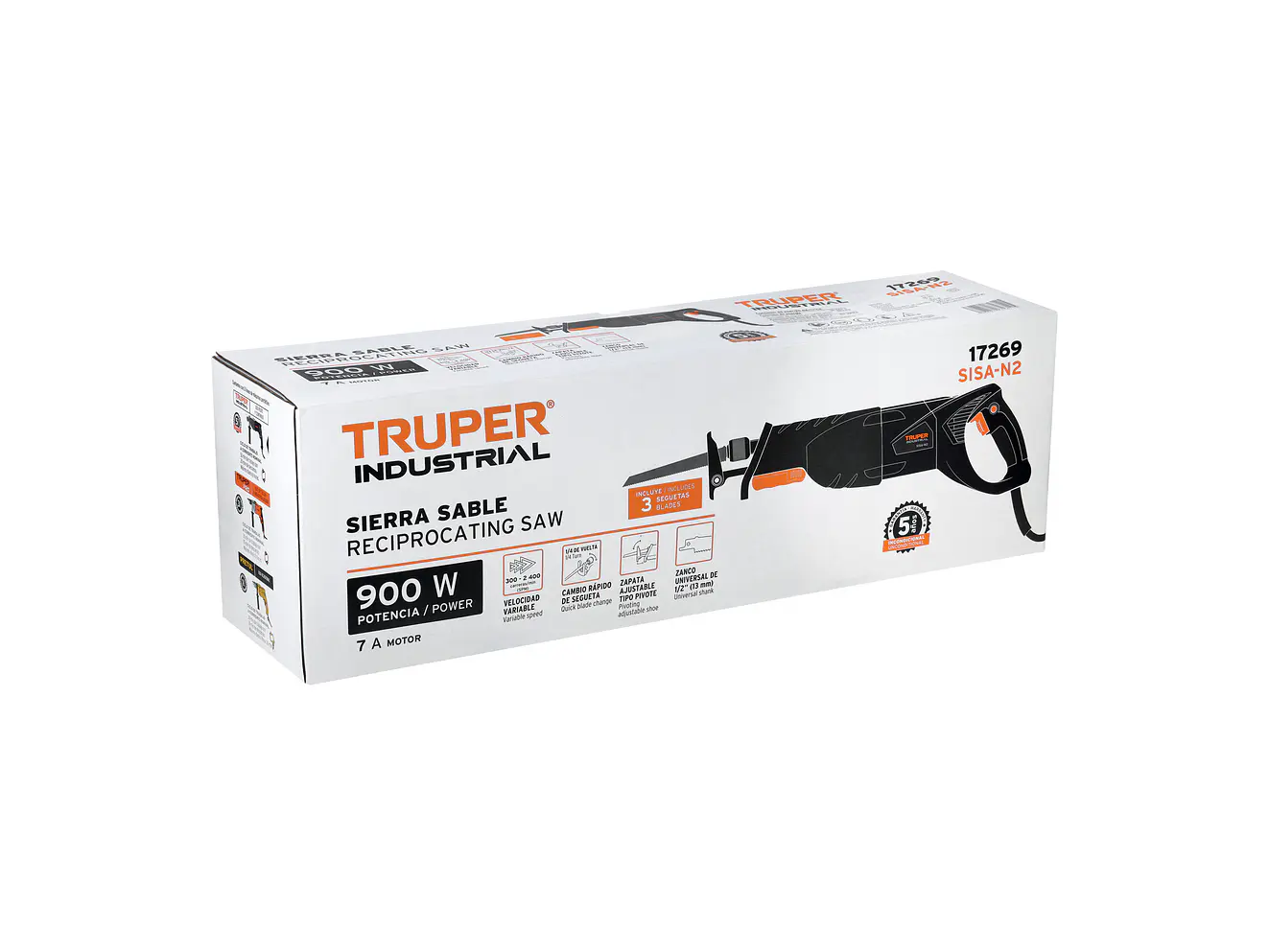 Sierra sable industrial Truper 17269 , 900 W