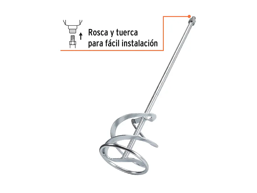 Varilla mezcladora para MEZ-150N TRUPER 101960 - Foto 2 | aztools.co
