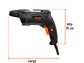 Destornillador para drywall, industrial, 540 W TRUPER 16024 - Miniatura 3 | aztools.co