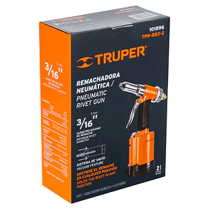 Remachadora neumática Truper 101896 3/16