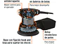 Lijadora roto orbital, 5', profesional, 260 W