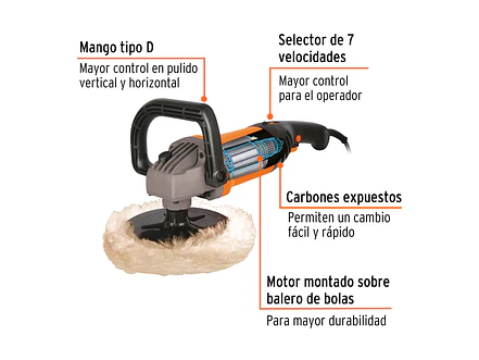 Polichadora para autos Truper 16626, 7