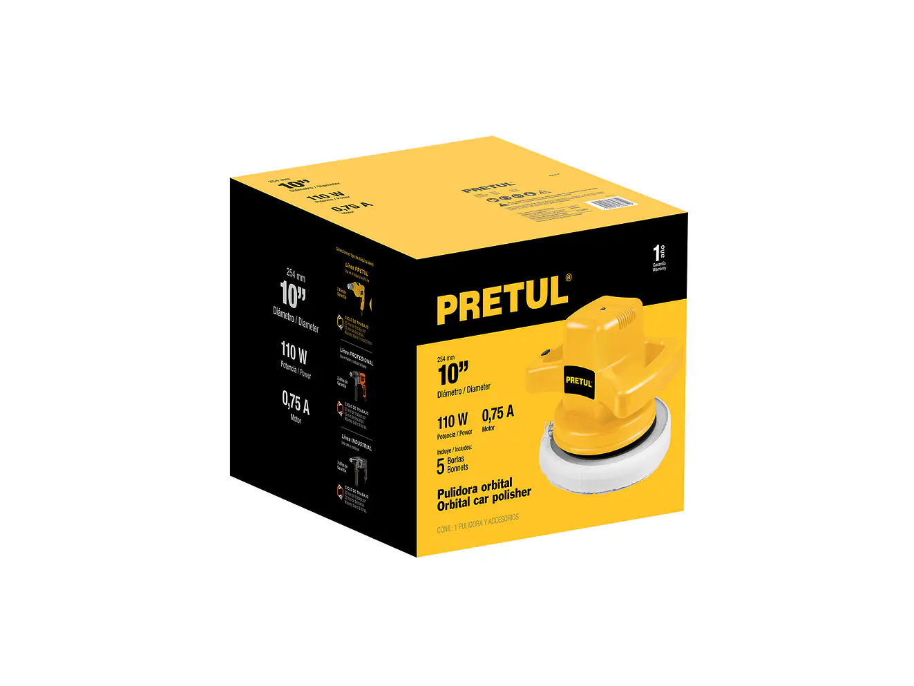 Polichadora  Pretul  26400 10', 110w,  - Foto 4 | aztools.co