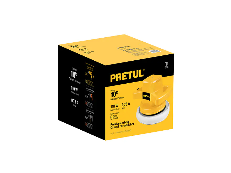 Polichadora  Pretul  26400 10', 110w,  - Foto 4 | aztools.co