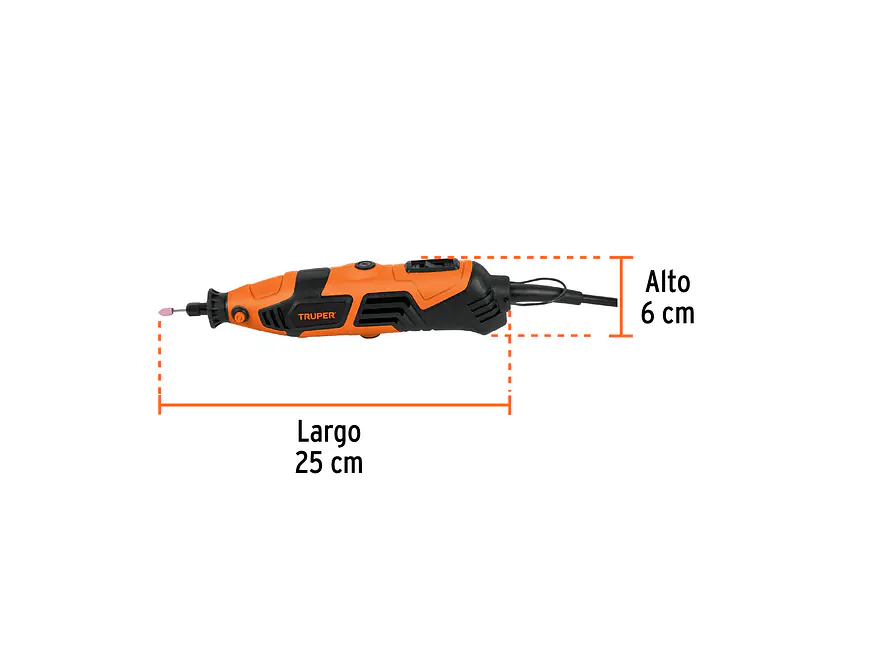 Moto tool, profesional, 150 W TRUPER 17449 - Foto 3 | aztools.co