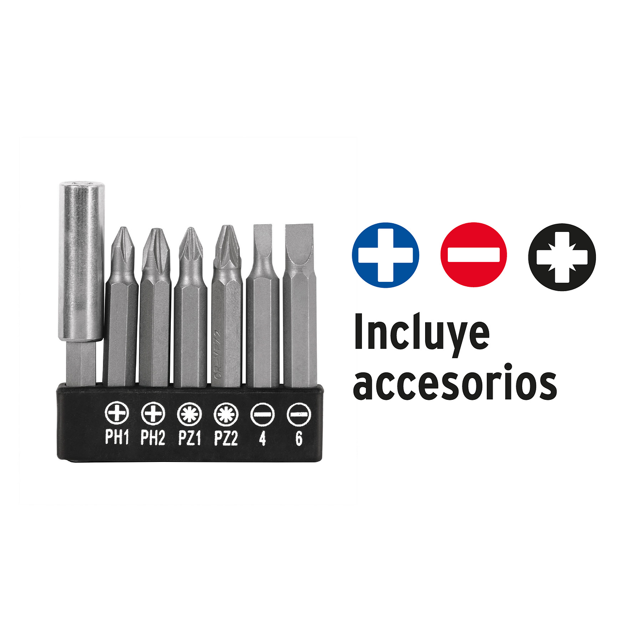 Atornillador inalámbrico Truper 17033, batería ion Litio 3.6 V  4