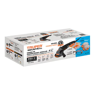 Combo Esmeriladora Truper 101456 950W 4-1/2