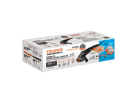 Combo Esmeriladora Truper 101456 950W 4-1/2