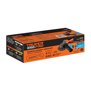 Combo Esmeriladora Truper 100250 4-1/2' 800W con lentes de seguridad y flexómetro 